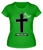 Женская футболка SWAG CROSS - Фокус на вере фото