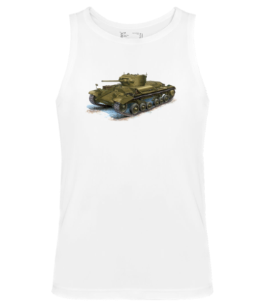 Мужская майка Легкий британский пехотный танк Valentine Mk III