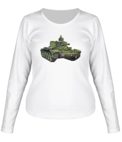 Женская футболка длинный рукав Танк Кентаур (Mk. VIII Centaur)