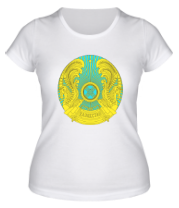 Женская футболка Казахстан герб