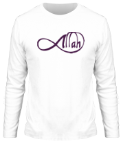 Мужская футболка длинный рукав Allah infinite фото