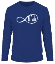 Мужская футболка длинный рукав Allah infinite фото
