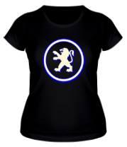 Женская футболка Peugeot (свет) фото