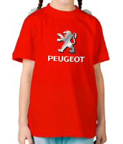 Детская футболка Peugeot | Silver Logo фото