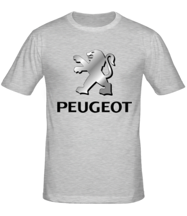 Мужская футболка Peugeot | Silver Logo