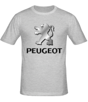 Мужская футболка Peugeot | Silver Logo фото