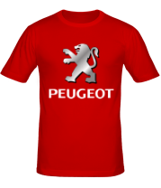 Мужская футболка Peugeot | Silver Logo фото