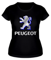 Женская футболка Peugeot | Silver Logo
