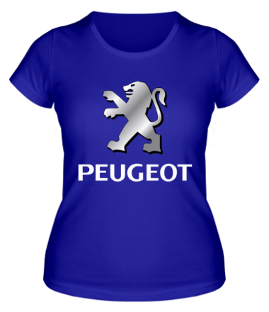 Женская футболка Peugeot | Silver Logo