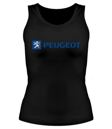 Женская майка борцовка Peugeot (logo)