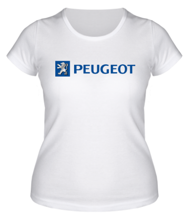 Женская футболка Peugeot (logo)