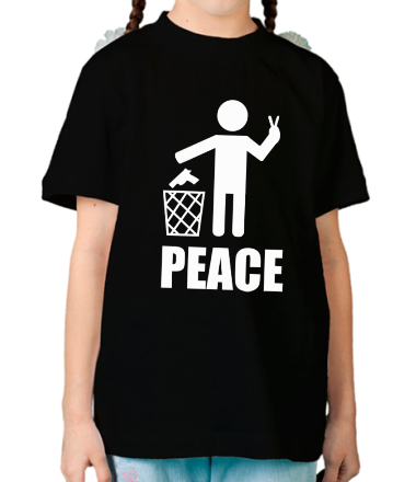 Детская футболка Peace - всем мир!