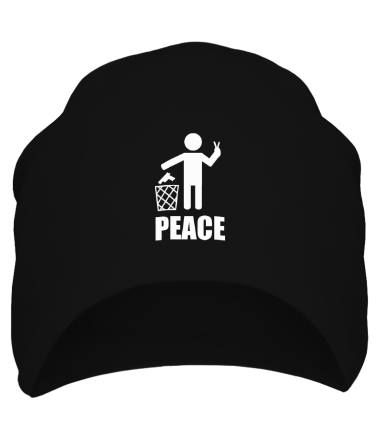 Шапка Peace - всем мир!