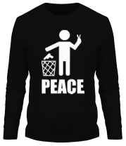 Мужская футболка длинный рукав Peace - всем мир! фото