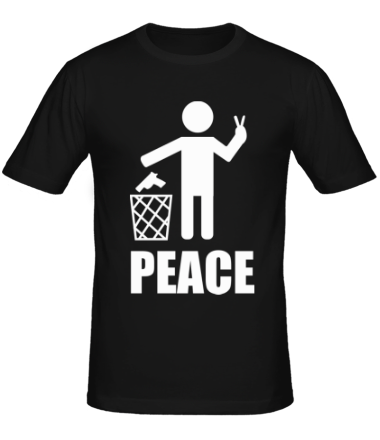 Мужская футболка Peace - всем мир!