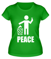 Женская футболка Peace - всем мир! фото