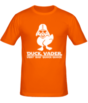 Мужская футболка Duck vader фото