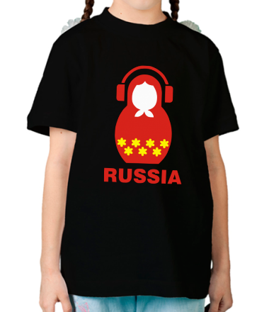Детская футболка Russia dj