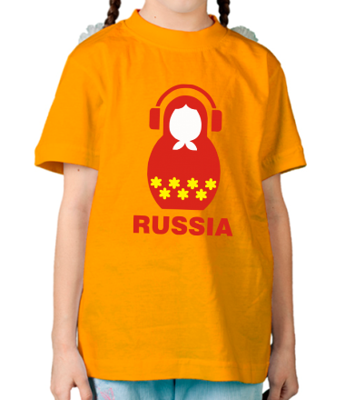 Детская футболка Russia dj