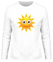 Мужская футболка длинный рукав Счастливое солнышко фото