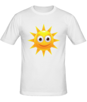 Мужская футболка Счастливое солнышко фото