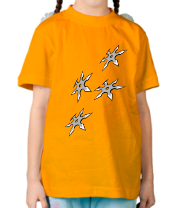 Детская футболка Боевые сюрикены фото
