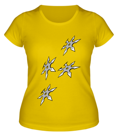 Женская футболка Боевые сюрикены