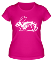 Женская футболка Рентген зайца фото