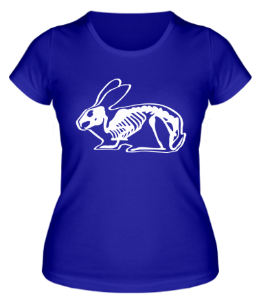 Женская футболка Рентген зайца