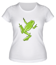Женская футболка Зеленая лягушка фото