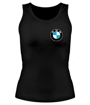 Женская майка борцовка Logo BMW