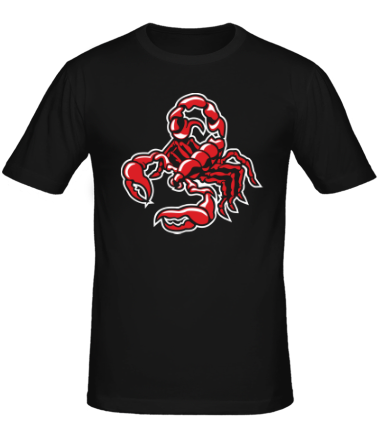 Мужская футболка Силуэт скорпиона