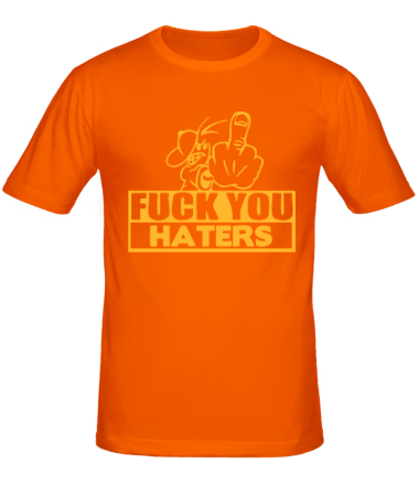 Мужская футболка Fuck you haters