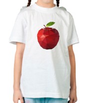 Детская футболка Абстрактное яблоко фото