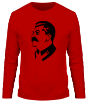Мужская футболка длинный рукав Сталин фото