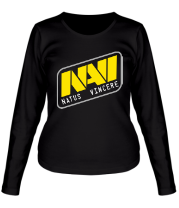 Женская футболка длинный рукав NAVI Natus vincere Dota 2 team logo фото