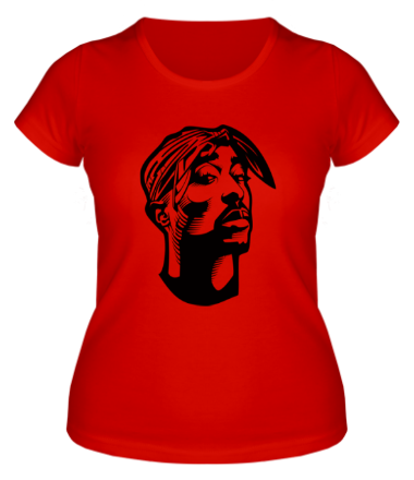 Женская футболка Тупак Шакур
