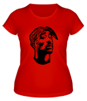 Женская футболка Тупак Шакур