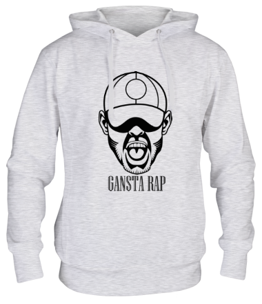 Толстовка худи Gansta Rap