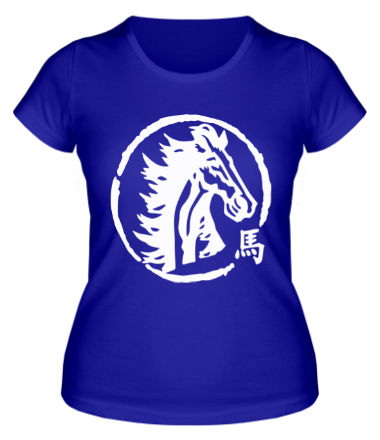Женская футболка Год лошади