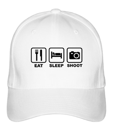 Бейсболка Eat Sleep Shoot