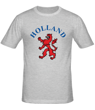 Мужская футболка Голландия лев