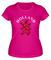 Женская футболка Голландия лев фото