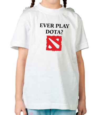 Детская футболка Ever play dota