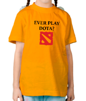 Детская футболка Ever play dota фото