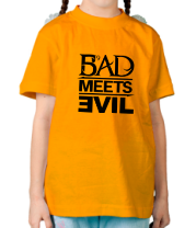 Детская футболка Bad Meets Evil фото