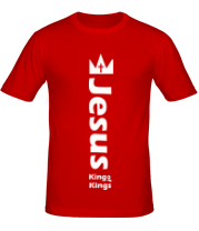 Мужская футболка Jesus king of the kings фото