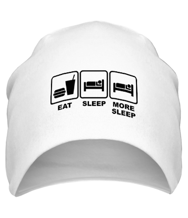 Шапка Eat Sleep More sleep