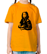 Детская футболка Стильная Мона Лиза фото