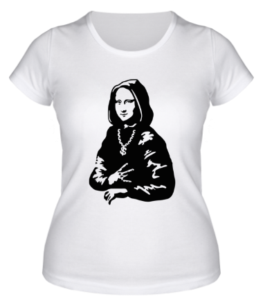 Женская футболка Стильная Мона Лиза